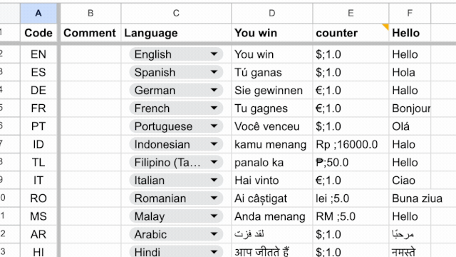 Connect Google Sheets